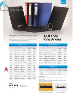 Jual Map berkas arsip Bantex 8442 Ring Binder 1244 A4 4D-40mm terlengkap di toko alat tulis