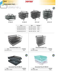 Gambar Joyko Document Tray DT-31 (4 Tier) Bak Surat Meja Besi Jaring 4 Susun merek Joyko