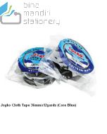 Contoh Joyko Cloth Tape 36mmx12yards (Core Blue) Lakban Kain Jilid Selotip Double Tape merek Joyko